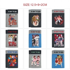 10 Styles DANDADAN Cartoon Pattern Purse Anime Short Wallet
