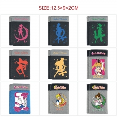 13 Styles Pretty Soldier Sailor Moon Cartoon Pattern Purse Anime Short Wallet