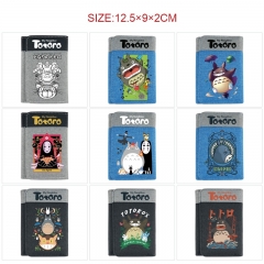 10 Styles My Neighbor Totoro Cartoon Pattern Purse Anime Short Wallet