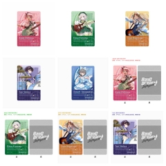 5 Styles MmiHoYo Honkai Impact Cartoon Acrylic Anime Paper Lomo Card