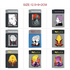 10 Styles Tokyo Revengers Cartoon Pattern Purse Anime Short Wallet