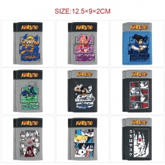 10 Styles Naruto Cartoon Pattern Purse Anime Short Wallet