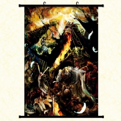3 Sizes Overlord Cartoon Wallscrolls Waterproof Anime Wall Scroll