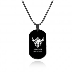 Mobile Suit Gundam Cartoon Anime Stainless Steel Necklace