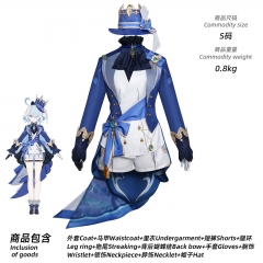 原神芙宁娜水神cos服枫丹新角色芙卡洛斯cosplay二次元角色扮演服