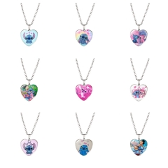 22 Styles Lilo & Stitch Cartoon Anime Alloy Necklace