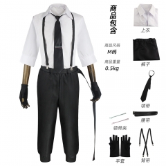 7 Sizes Bungo Stray Dogs Nakajima Atsushi Cartoon Character Cosplay Anime Costume Set