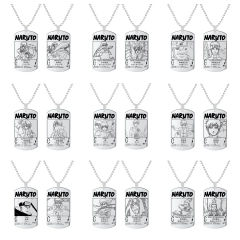 22 Styles Naruto Cartoon Anime Stainless Steel Necklace