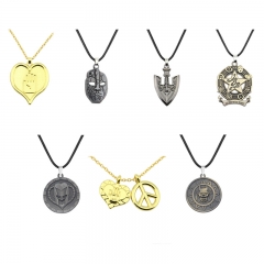 13 Styles JoJo's Bizarre Adventure Cartoon Anime Alloy Necklace