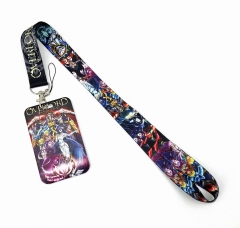 2 Styles Overlord ID Cards Holders Cases Lanyard Anime Phone Strap Lanyard
