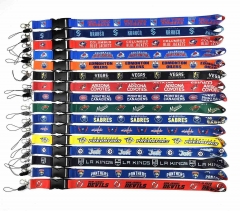 外贸批发 NHL 冰球大联盟俱乐部工作证 厂牌 插扣 长款 手机挂绳