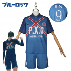 5 Sizes Blue Lock Clothing For Adult Anime Costume Set