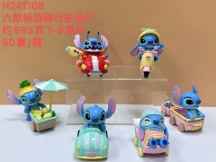 6款一套 星际宝贝 畅游骑行 史迪仔 袋装手办 高7-9cm 一箱50套