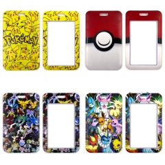 皮卡丘Pokemon Pikachu 卡套学生饭卡校园公交卡门禁厂牌证件挂绳