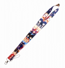 Lycoris Recoil ID Cards Holders Cases Lanyard Anime Phone Strap Lanyard