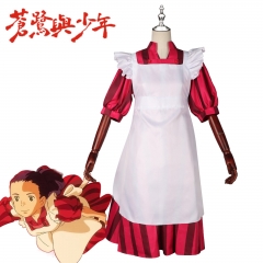 宫崎骏苍鹭与少年cos服你想活出怎样的人生子围裙连衣裙火美人