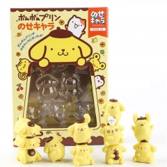 11pcs/set Sanrio Pompompurin Cartoon Anime PVC Figure