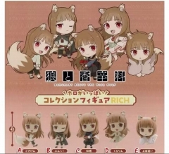 5款一套 狼与香辛料 盒装手办 高约5cm