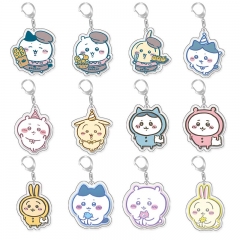 21 Styles Chiikawa Cartoon Acrylic Anime Keychain