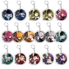 16 Styles Blue Lock Cartoon Acrylic Anime Keychain
