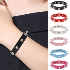 8 Styles Muti-color Emo Spike Punk Gothic Rivet Anime Bracelet