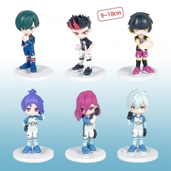 6PCS/SET 9-10CM Blue Lock Cartoon Anime PVC Figure