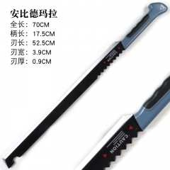 70cm Zenless Zone Zero Anby Demara Cosplay Anime Weapon Knife Wooden Swords