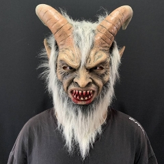 45*25CM 2 Styles Halloween Lucifer Horror Cosplay Anime Latex Mask