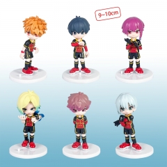 6PCS/SET 9-10CM Blue Lock Cartoon Anime PVC Figure