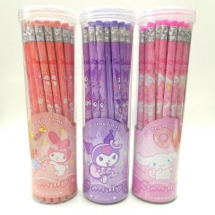 30pcs/set Sanrio Kuromi Cartoon Stationery Anime Pencil
