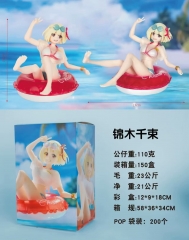 10cm Lycoris Recoil Nishikigi Chisato Cartoon Anime PVC Figures