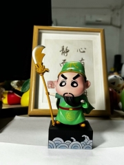 蜡笔小新 关公小新 盒装手办 高15cm