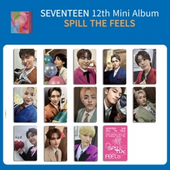 13CS/SET K-POP SEVENTEEN SPILL THE FEELS CARAT VER. Collectible Card