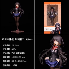 约会大作战 时崎狂三 制服ver 盒装手办 高22.5cm 一箱12个