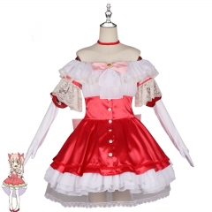 魔法少女小圆cos服 魔女之夜的回天cos服鹿目圆粉色礼服cosplay服