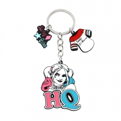 Suicide Squad Cartoon Anime Alloy Keychain