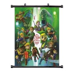 塞尔达传说挂画 动漫布画来图制作Legend of Zelda 外贸挂画批发