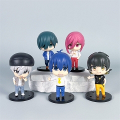 5PCS/SET Blue Lock Collectible Cartoon Anime PVC Figure (Opp Bag)