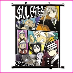 3 Sizes Soul Eater Cartoon Wallscrolls Waterproof Anime Wall Scroll