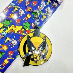 4 Styles Wolverine Cartoon Cosplay Decoration Alloy Pendant Anime Keychain