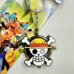 24 Styles One Piece Cartoon Cosplay Decoration Alloy Pendant Anime Keychain