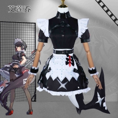 绝区零艾莲乔 cos服二次元鲨鱼女仆扮演服女仆cosplay