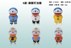 6PCS/SET 9-10cm Doraemon Cartoon Anime PVC Figure