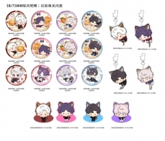 12 Styles Love and Deepspace Cartoon Pin Anime brooch