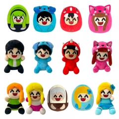 20cm跨境新品omz plush带帽男孩毛绒玩具可爱女孩节日礼物人偶公仔