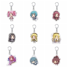 55MM 14 Styles Puella Magi Madoka Magica Cartoon Anime Acrylic Keychain