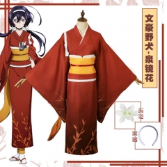 2 Styles 7 Sizes Bungo Stray Dogs Cartoon Cosplay Anime Costume Set