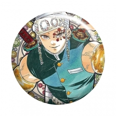 16 Styles Demon Slayer: Kimetsu no Yaiba Cartoon Pin Anime Tinplate Brooch