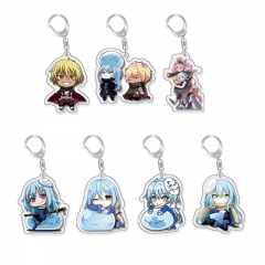 7 Styles That Time I Got Reincarnated as a Slime Cartoon Acrylic Anime Keychain