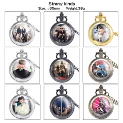 （带电）stranykinds 动漫周边欧美复古翻盖怀表